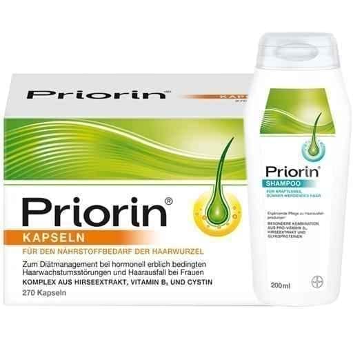 Priorin ® Capsules 270 St.+ Shampoo 200 ml SPARSET 1 pc UK