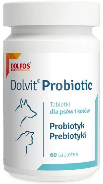 Probiotic for dogs, cats, prebiotic supplements for dogs, Dolvit Probiotic UK