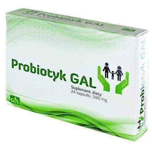 Probiotic GAL x 24 capsules, probiotic bacteria UK