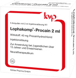 Procaine hydrochloride, LOPHAKOMP Procaine 2 ml injection solution UK