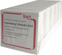 Procaine hydrochloride, LOPHAKOMP Procaine 2 ml injection solution UK