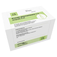 PROCAINE, local anesthetic 1% ampoules UK