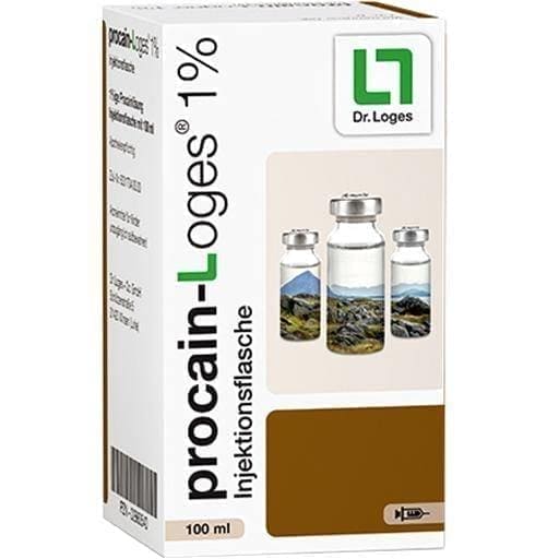 PROCAINE-Loges 1% injection bottle 100 ml Procaine hydrochloride UK