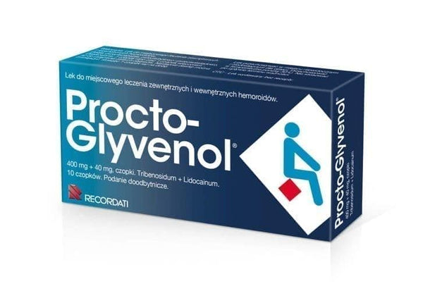 Procto-GLYVENOL Suppository - internal and external haemorrhoids (piles) UK