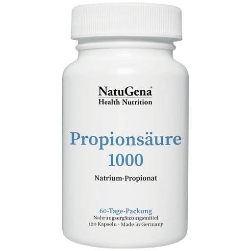 Propionic Cosmetics PROPIONIC ACID 1000 sodium propionate vegan capsules UK