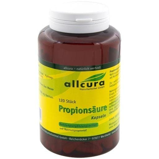 PROPIONIC ACID 500 mg capsules, sodium propionate supplement UK