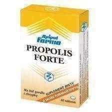 PROPOLIS FORTE x 30 tablets with orange flavor sore throat mouth thrush UK