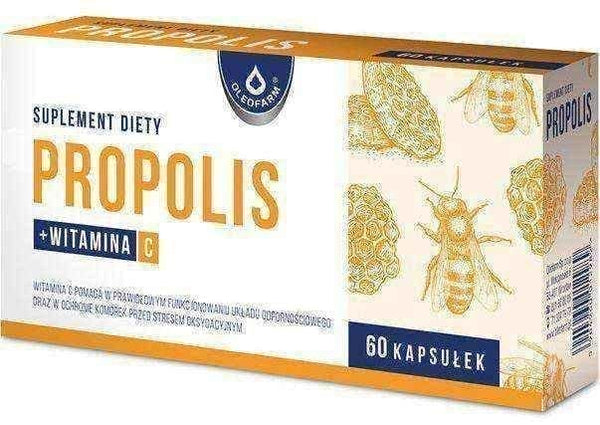 Propolis with vitamin C x 60 capsules UK