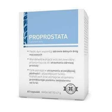 ProProstata x 60 capsules pumpkin seed extract, prostate and urinary tract health UK