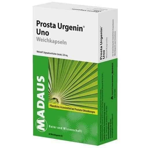 PROSTA URGENIN Uno Madaus soft capsules 60 pcs herbal remedies for enlarged prostate UK