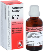 Prostate gland enlarged treatment, glandular fever and tiredness, SCROPHULAE-Gastreu R17 mixture UK