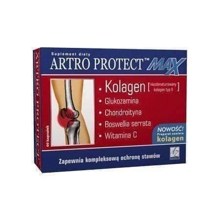 Protect Artro Max x 60 caps. glucosamine, chondroitin, glukozamina, chondroityna UK