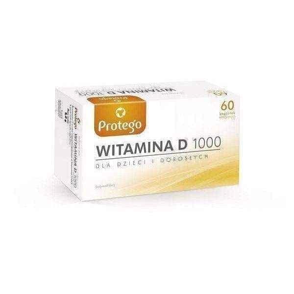 Protego Vitamin D 1000 x 60 capsules - Vitamin D Deficiency Treatment UK