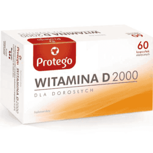 Protego Vitamin D 2000 x 60 capsules - Vitamin D Supplement UK