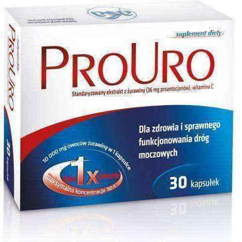 Prouro PROURO x 30 capsules, urinary tract infection UK