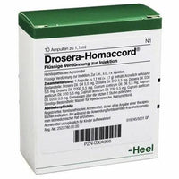 Psoriasis treatment, cough, angina, DROSERA HOMACCORD ampoules UK