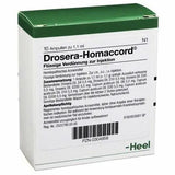 Psoriasis treatment, cough, angina, DROSERA HOMACCORD ampoules UK