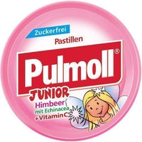 PULMOLL Junior Raspberry with Echinacea oZ candies 50 g UK