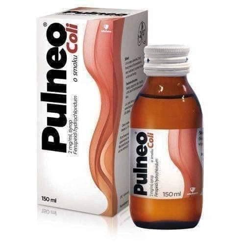 Pulneo syrup flavored Cola 150ml diseases of the bronchi and lungs children over 2 years UK