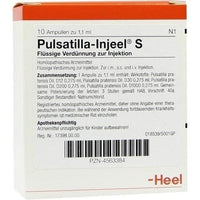 PULSATILLA INJEEL S ampoules UK