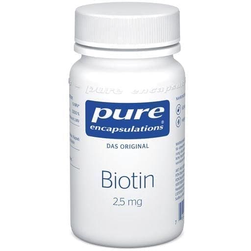 PURE ENCAPSULATIONS Biotin 2.5 mg Vitamin H UK