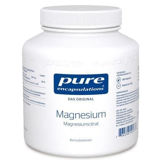 PURE ENCAPSULATIONS Magnesium Citrate Capsules 180 pcs UK