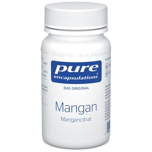 PURE ENCAPSULATIONS Manganese, Manganese Citrate Capsules UK