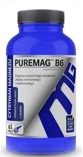 Puremag B6 Magnesium citrate powder 165g UK