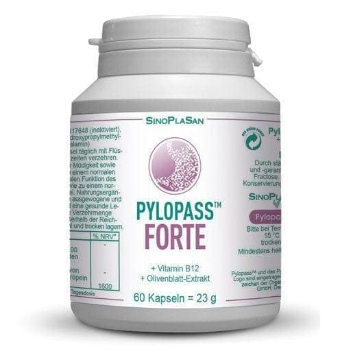 PYLOPASS FORTE, helicobacter pylori infection treatment, vitamin B12, olive leaf extract UK