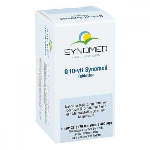 Q10 VIT Synomed, vitamin E, minerals selenium, magnesium UK