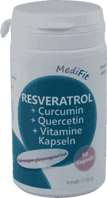 Quercetin and resveratrol, CURCUMIN, Vitamins Capsules UK