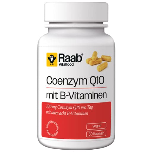 RAAB Vitalfood Coenzyme Q10 capsules UK