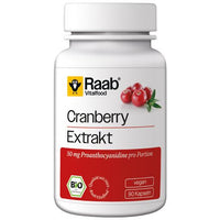 RAAB Vitalfood Cranberry Extract Capsules UK