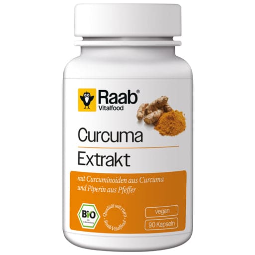 RAAB Vitalfood Curcuma Extract Organic Capsules UK