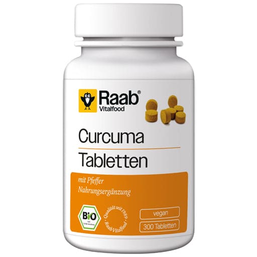 RAAB Vitalfood Curcuma Organic Tablets UK