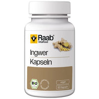 RAAB Vitalfood Ginger Organic Capsules UK