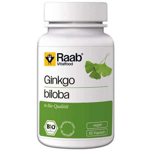 RAAB Vitalfood Ginkgo Biloba Organic Capsules UK