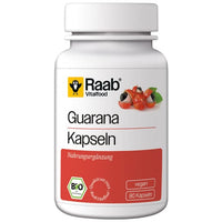 RAAB Vitalfood Guarana Organic Capsules UK