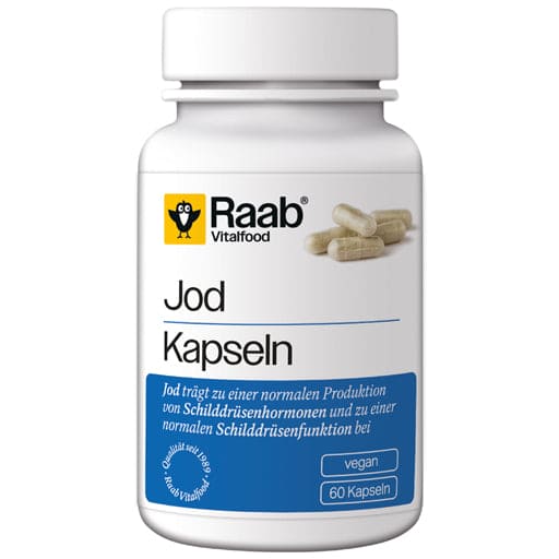 RAAB Vitalfood Iodine Capsules UK