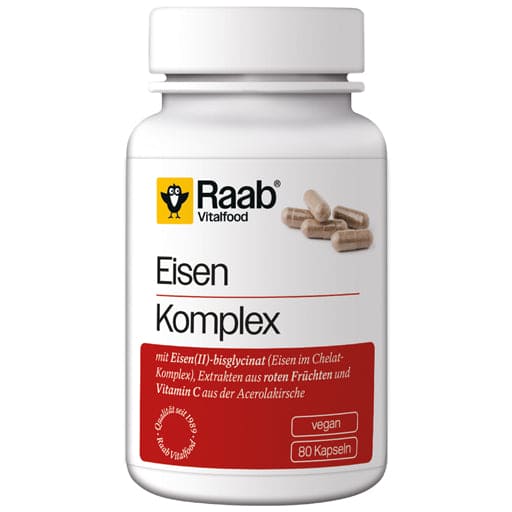 RAAB Vitalfood Iron Complex Capsules UK