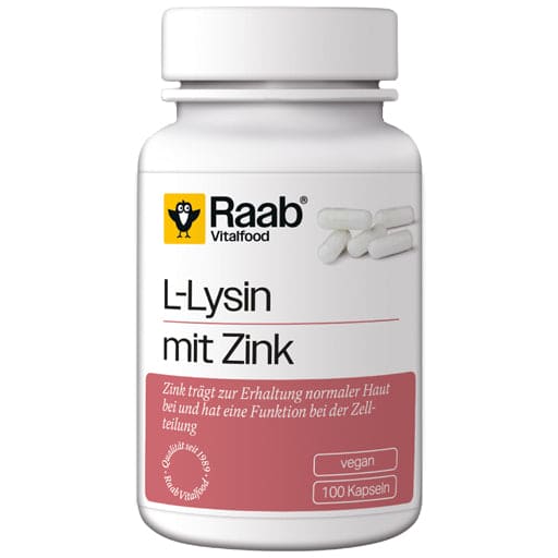 RAAB Vitalfood L-Lysine capsules UK