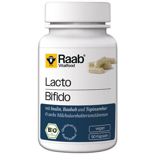 RAAB Vitalfood Lacto+Bifido Organic Capsules UK