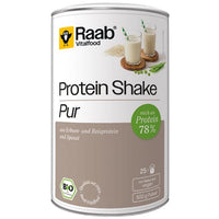 RAAB Vitalfood Protein Shake pure organic powder UK