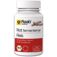 RAAB Vitalfood Red Rice Organic Capsules UK