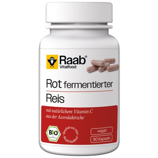 RAAB Vitalfood Red Rice Organic Capsules UK