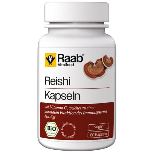 RAAB Vitalfood Reishi Organic Capsules UK