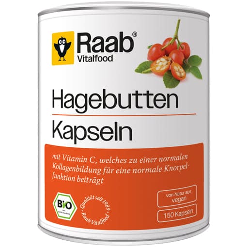 RAAB Vitalfood Rosehip Organic Capsules UK