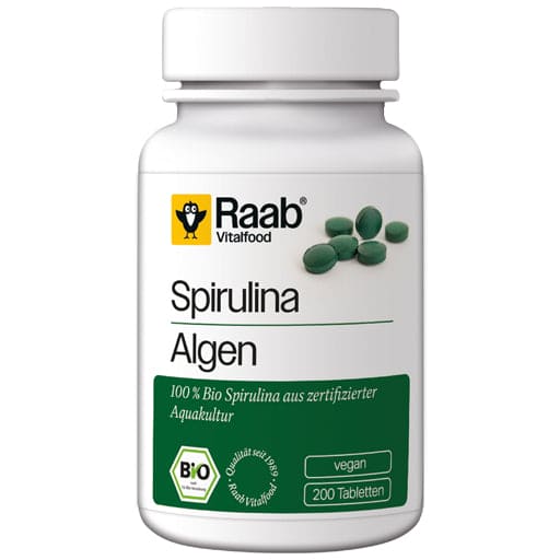 RAAB Vitalfood Spirulina Organic Tablets UK