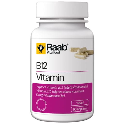 RAAB Vitalfood Vitamin B12 Capsules UK