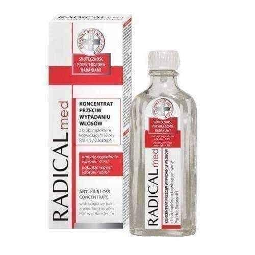 RADICAL MED Concentrate against hair loss 100ml, hair loss treatment UK